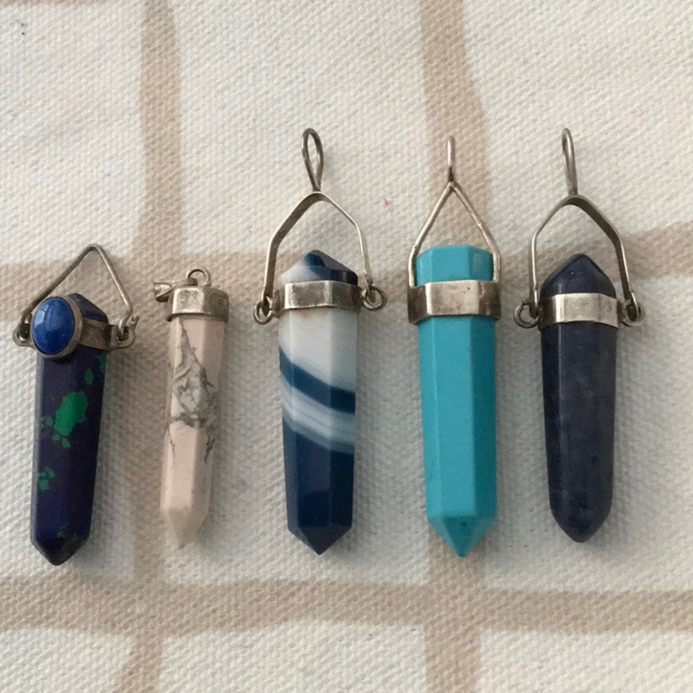 Sterling Crystal Pendant Bundle